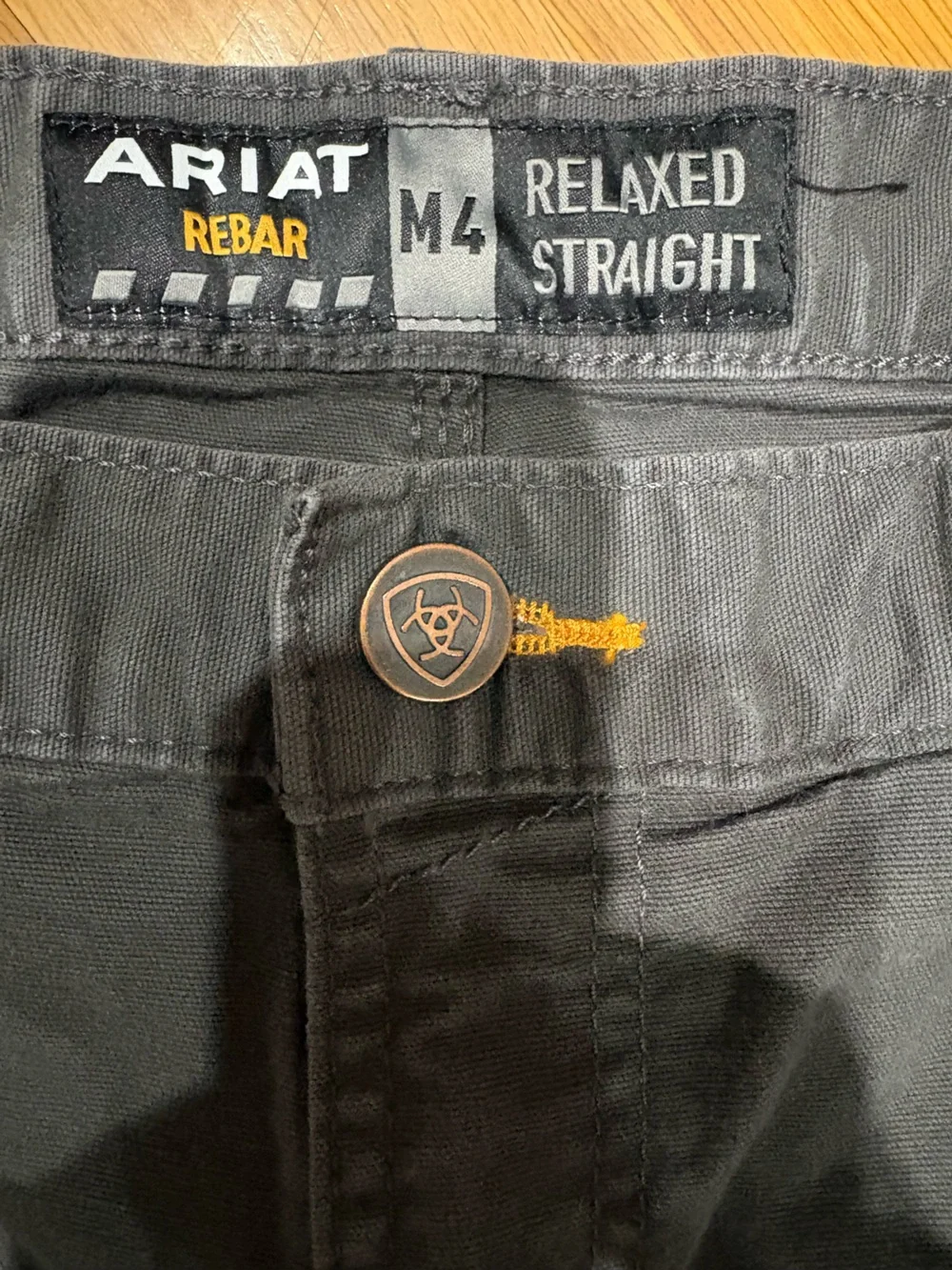 Ariat Rebar M4 Relaxed Straight Work Pants Men’s 36x32 Gray Utility Cargo